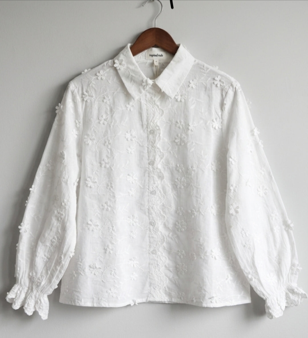 Chemise à petites fleurs