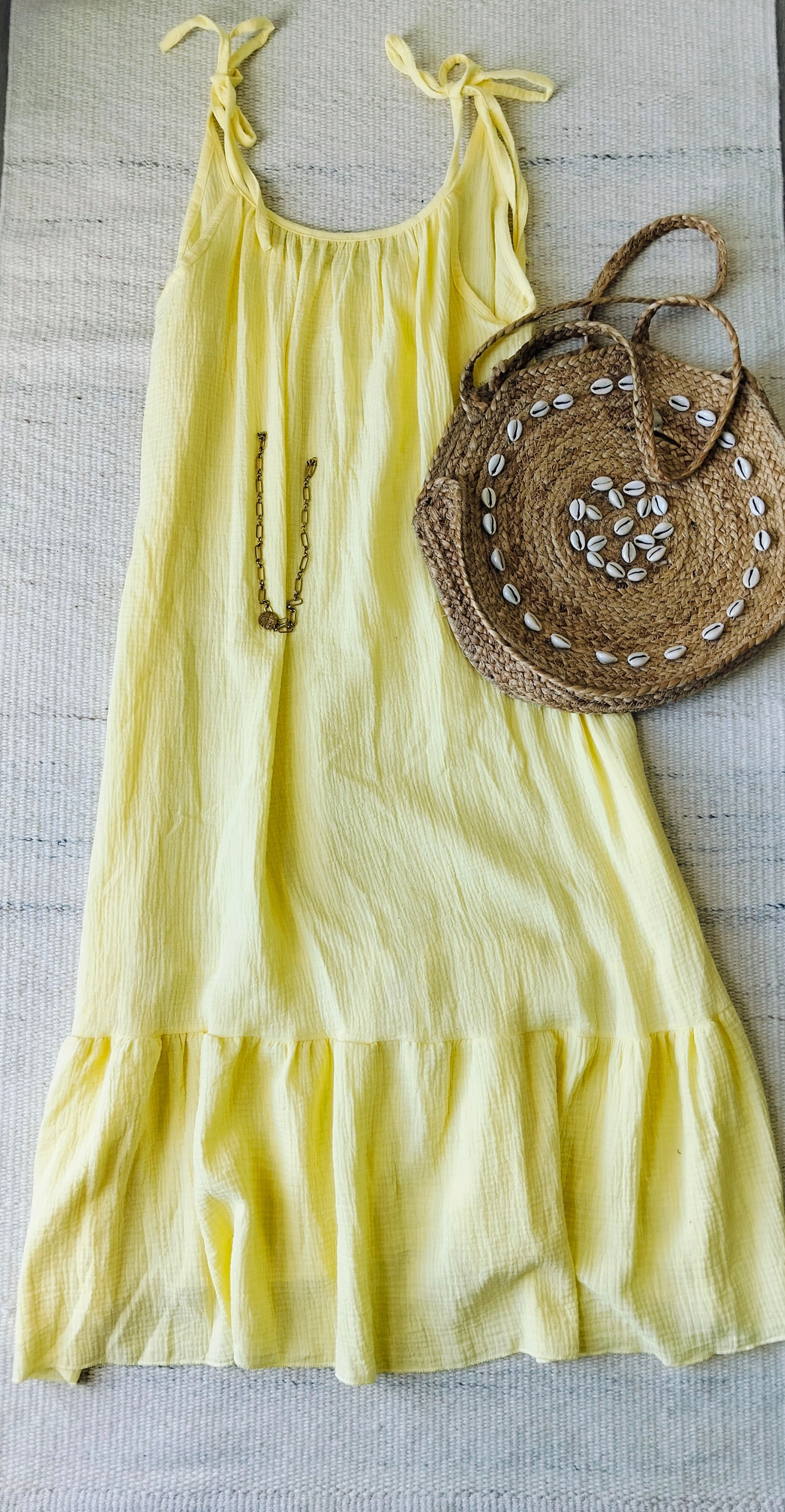 Robe Longue Riva – En Gaze de Coton